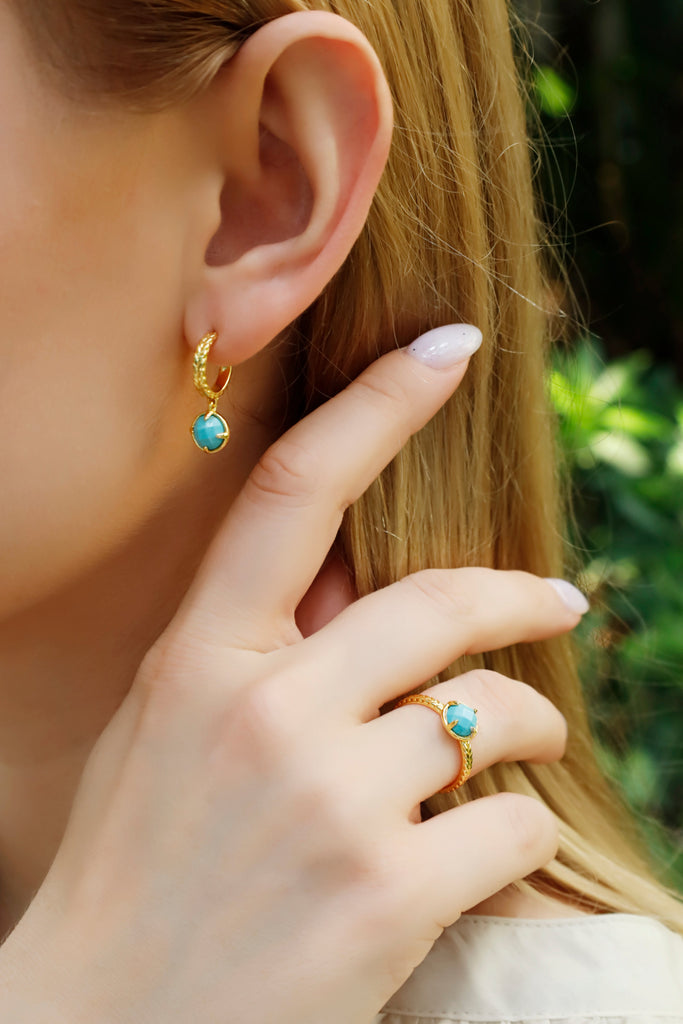 Timeless Turquoise: Discover the Allure of Our Rose Cut Turquoise Jewelry Collection