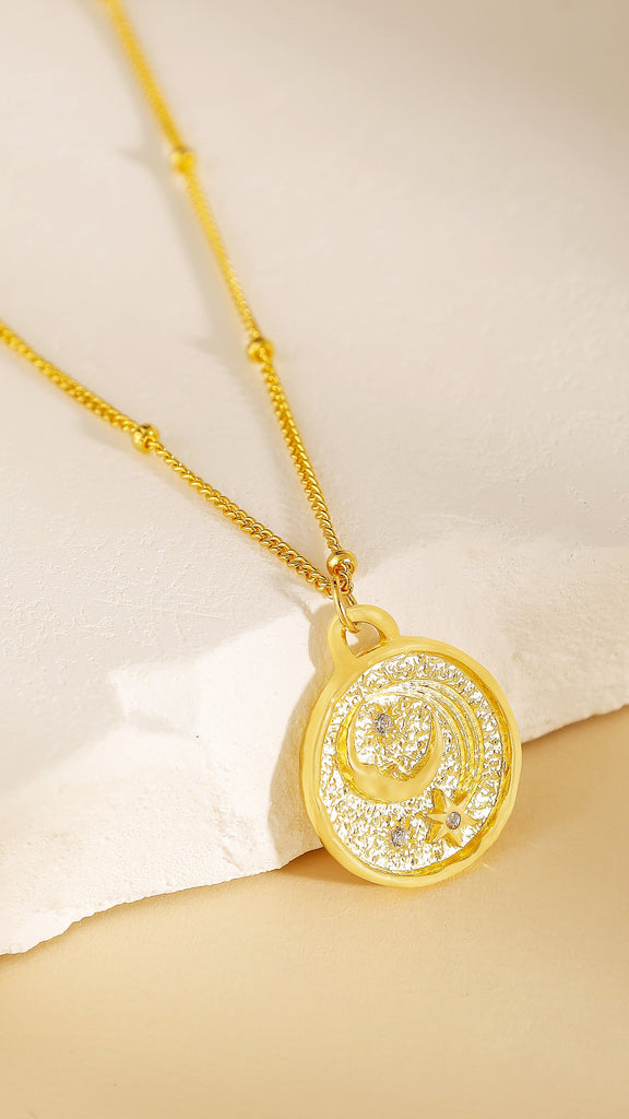 Shine Like the Stars: The Celestial Coin Necklace by Jacys Mifv