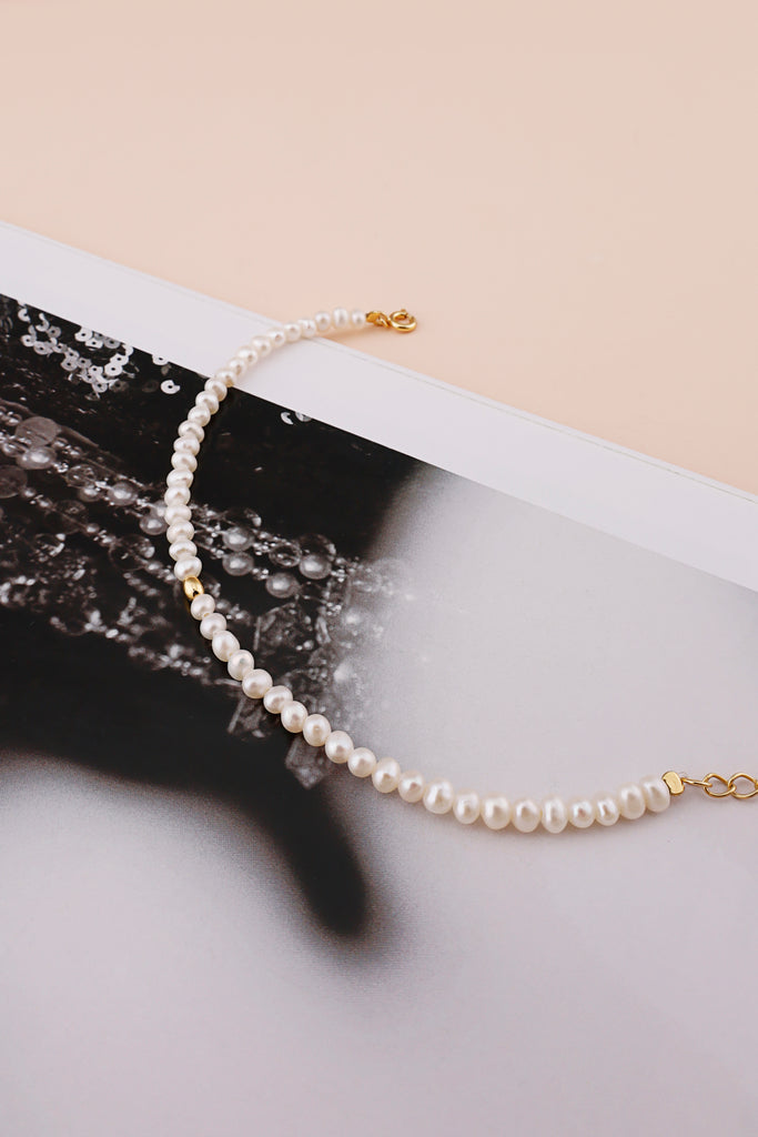 Freshwater Pearl Anklet: Effortless Elegance for Your Feet