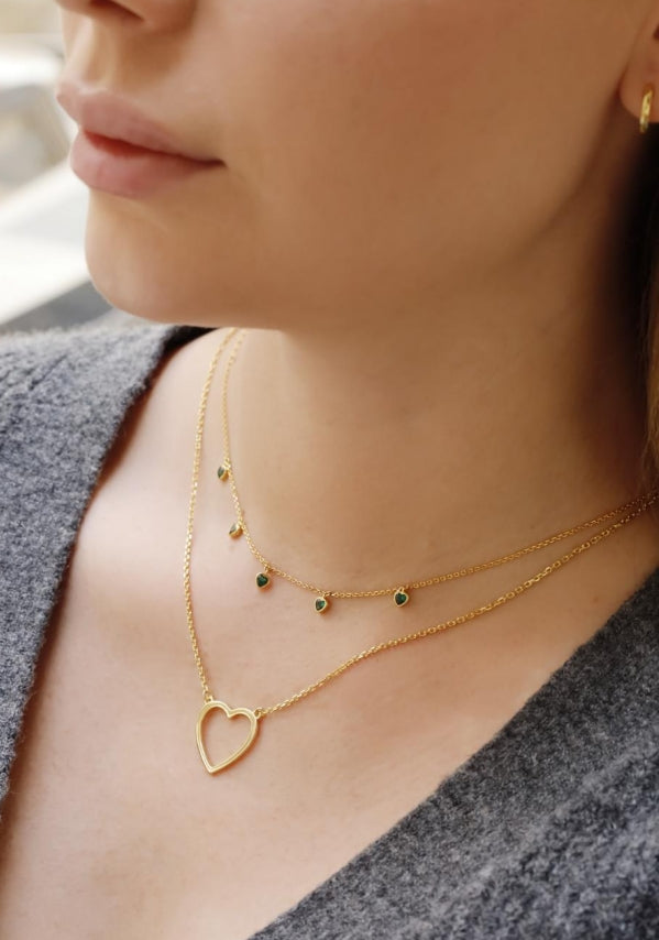 Discover the Timeless Elegance of the Heart Necklace by Jacys Mifv