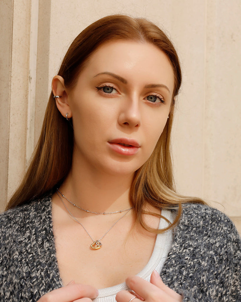 Celebrate Love with Jacys Mifv’s Valentine’s Day Double-Heart Necklace Set