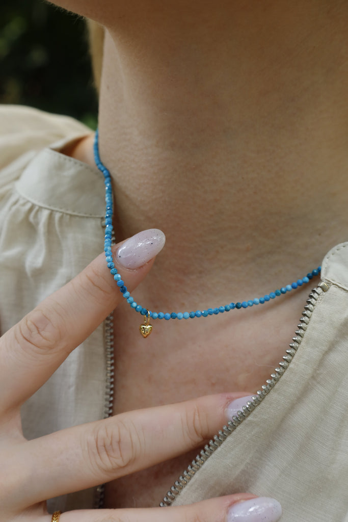 Jacys Mifv Turquoise Faceted Bead Necklace — The Stone of Serenity and Strength