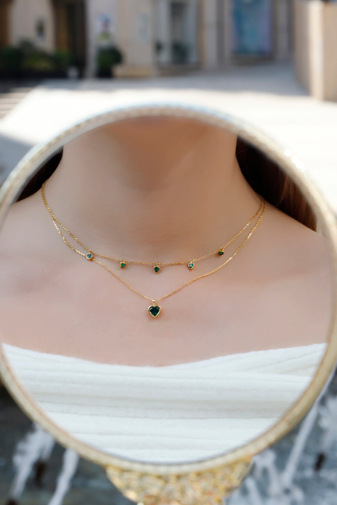 💚 Emerald Stone Heart Collection: A Celebration of Love and Elegance