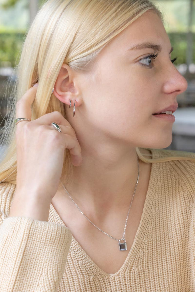 Unlock Your Style: The Modern Lock Necklace by Jacys Mifv