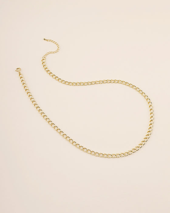 5MM Width Curb Chain Necklace