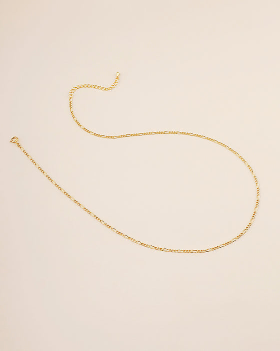 2.1 MM Width  Figaro Chain Necklace