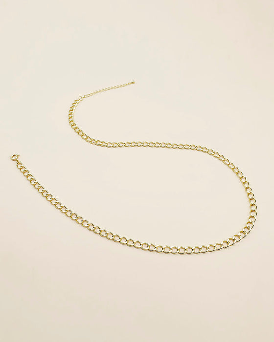 5MM Width Curb Chain Necklace