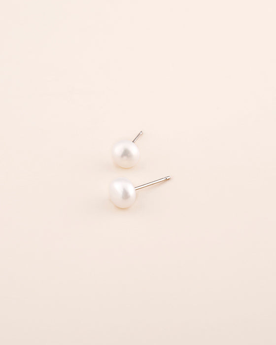 Freshwater Bead Stud Earrings