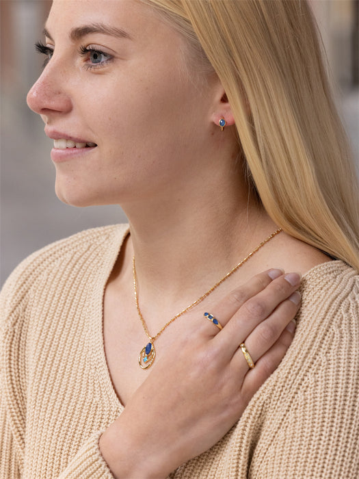 Mineral Stud Hoops